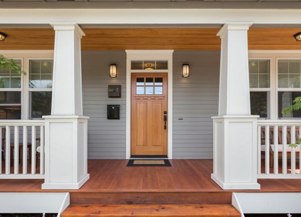 Wood Porch Construction in Schaumburg