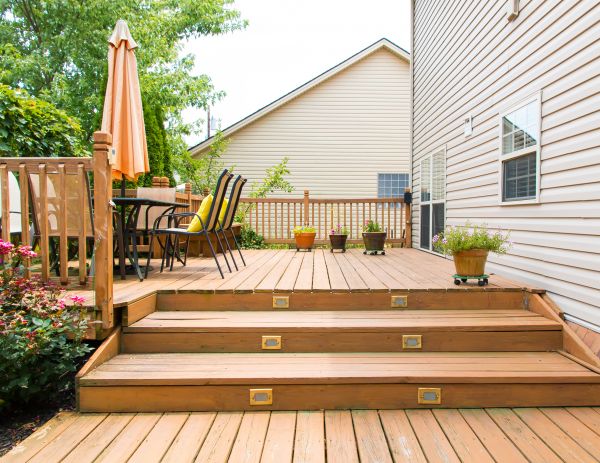 Wooden Patio Installation in Schaumburg