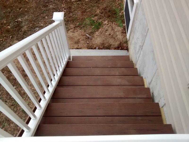 Deck Steps Replacement detail
